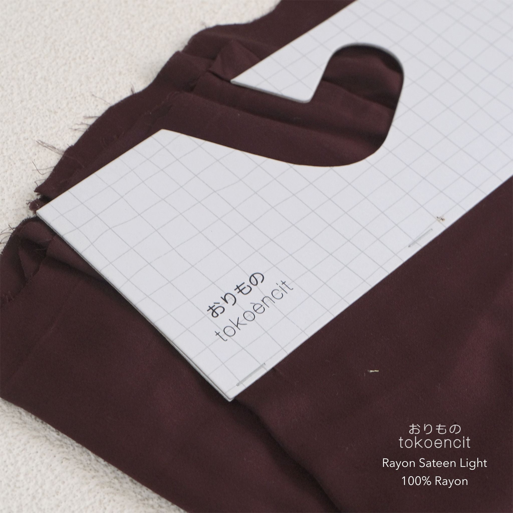 Rayon Sateen Light | Solid