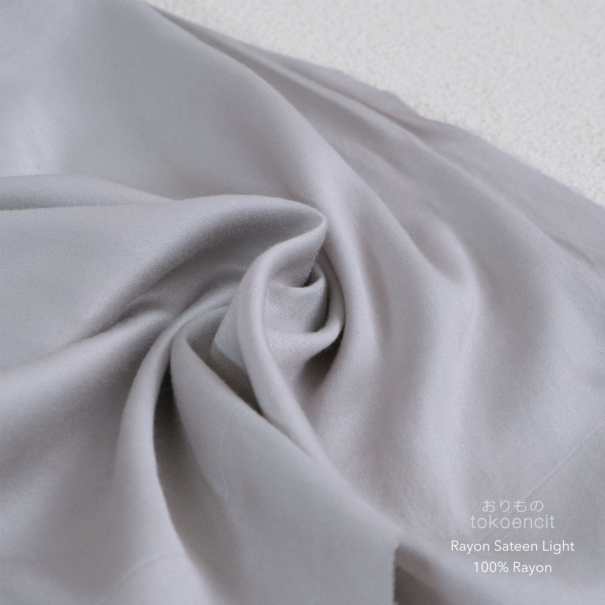 Rayon Sateen Light | Solid
