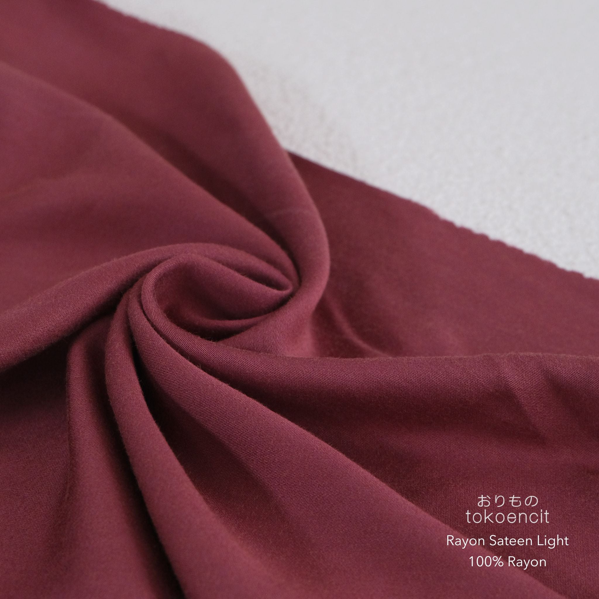 Rayon Sateen Light | Solid