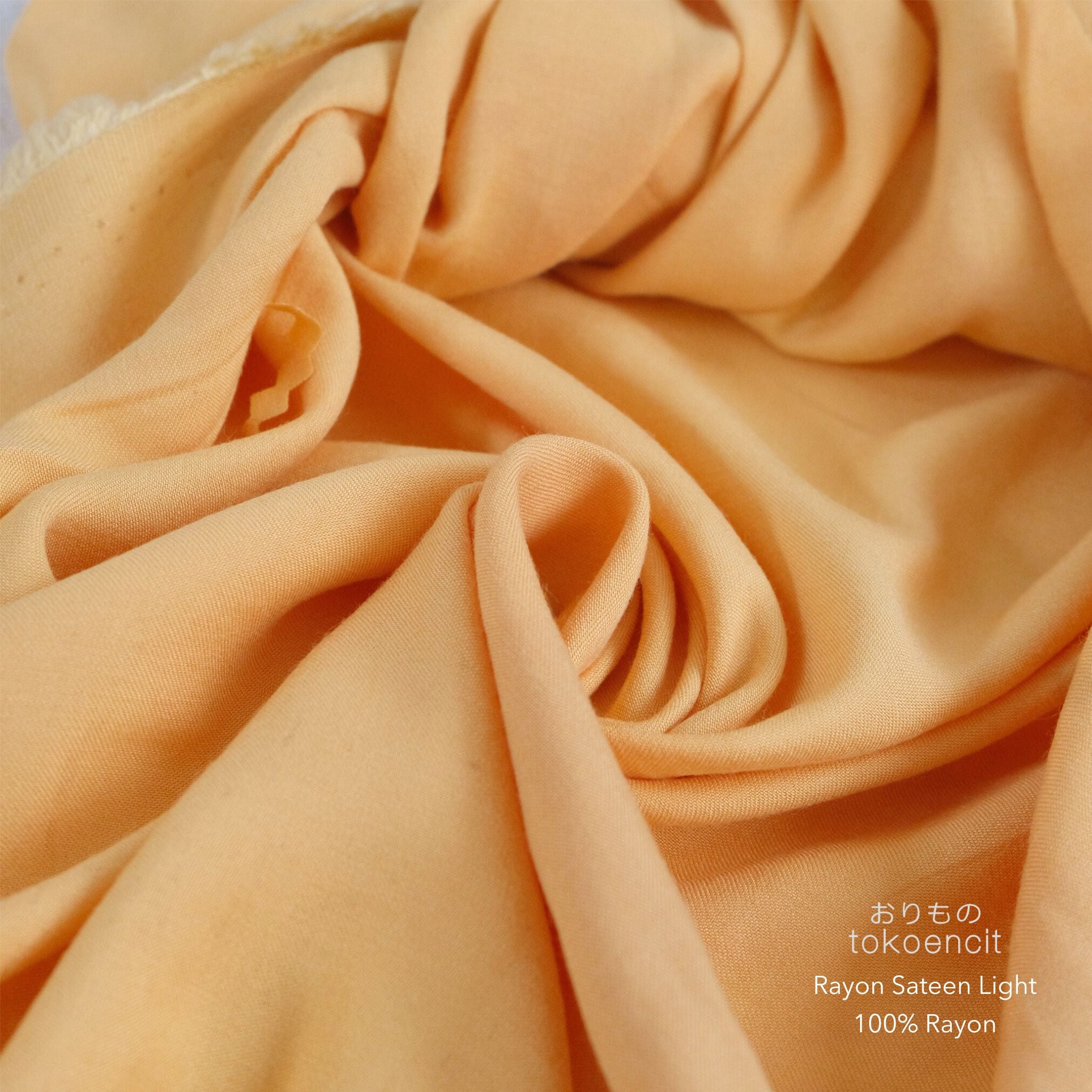 Rayon Sateen Light | Solid
