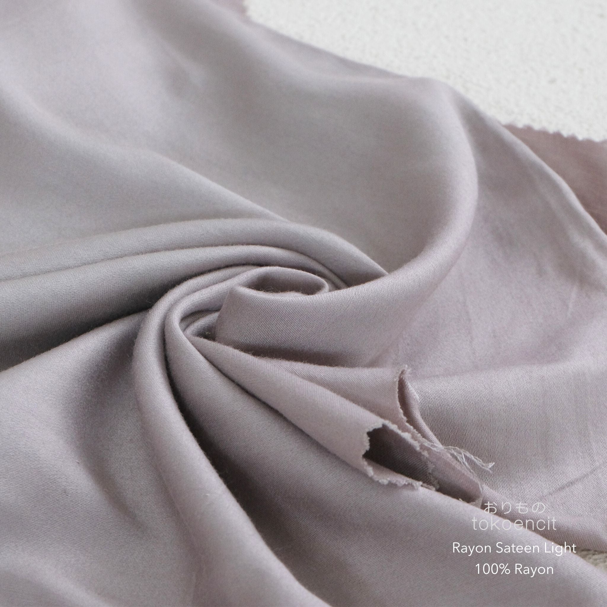 Rayon Sateen Light | Solid