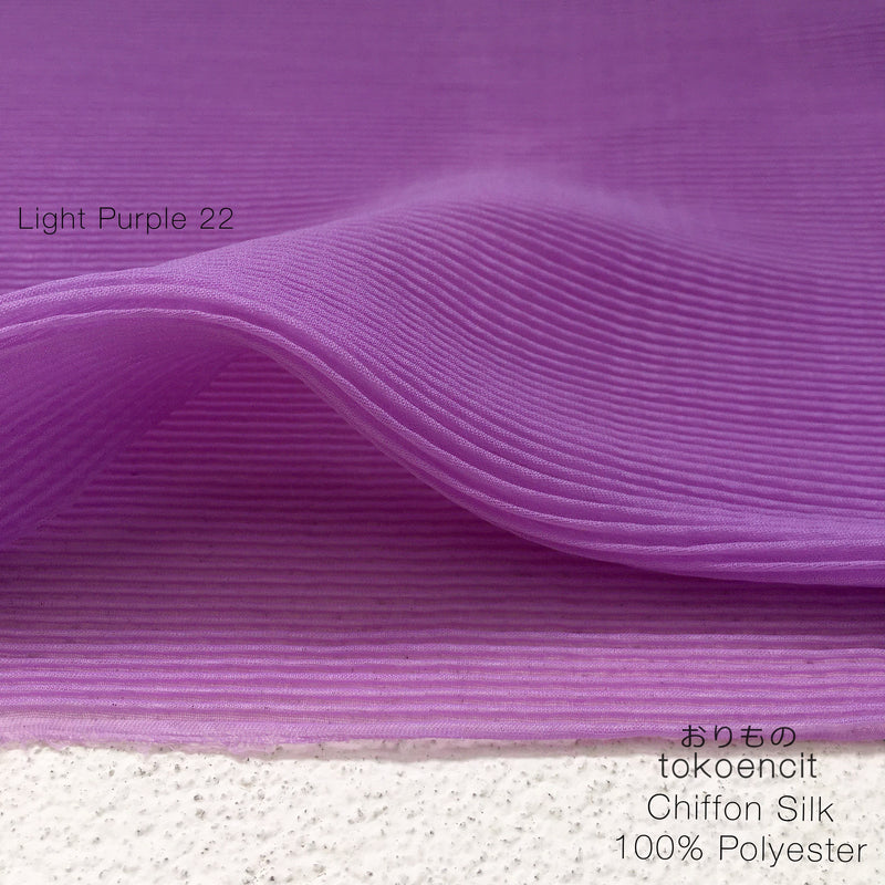 Chiffon Silk  | Pleat Lidi Signature
