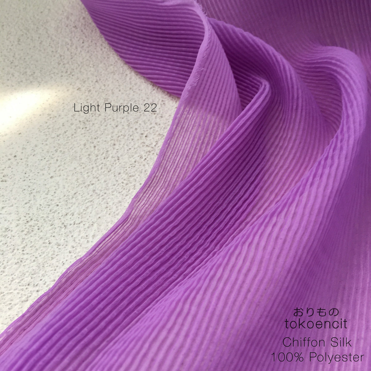 Chiffon Silk  | Pleat Lidi Signature