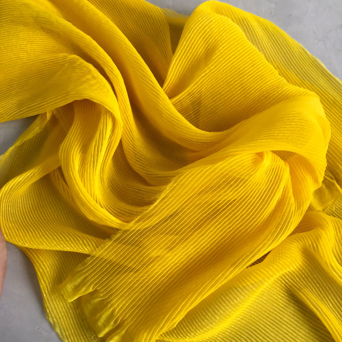 Chiffon Silk | Pleat Lidi Gel. Dot