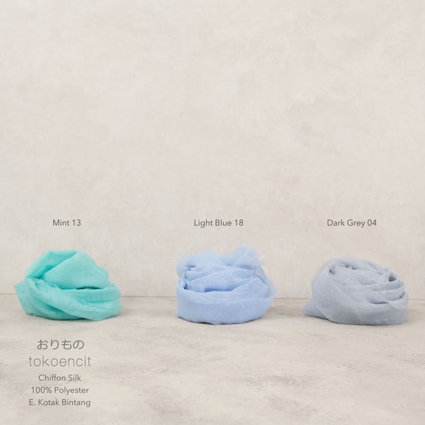 Chiffon Silk | E. Kotak Bintang