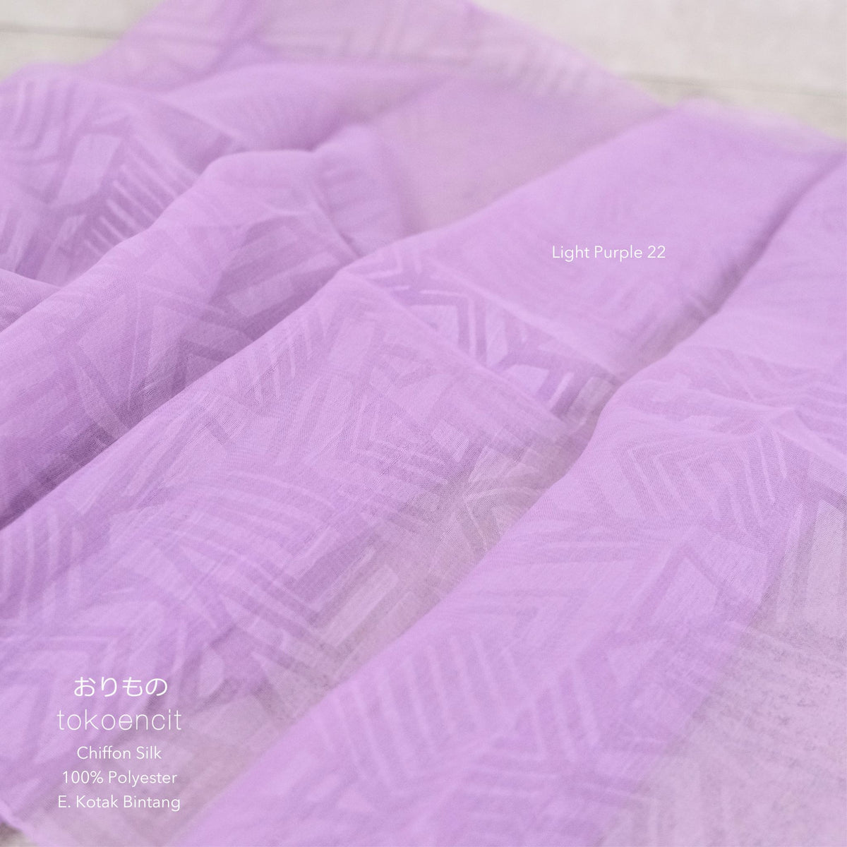 Chiffon Silk | E. Kotak Bintang