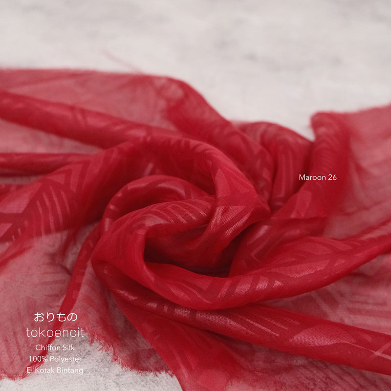 Chiffon Silk | E. Kotak Bintang