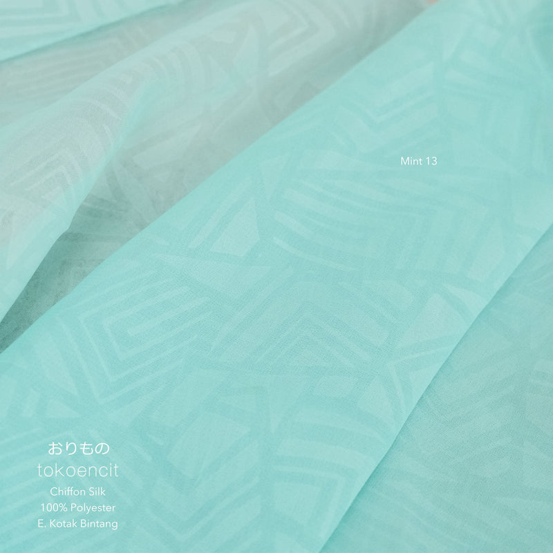 Chiffon Silk | E. Kotak Bintang