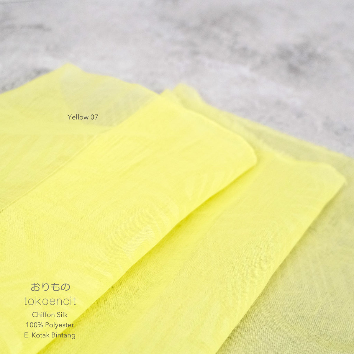 Chiffon Silk | E. Kotak Bintang