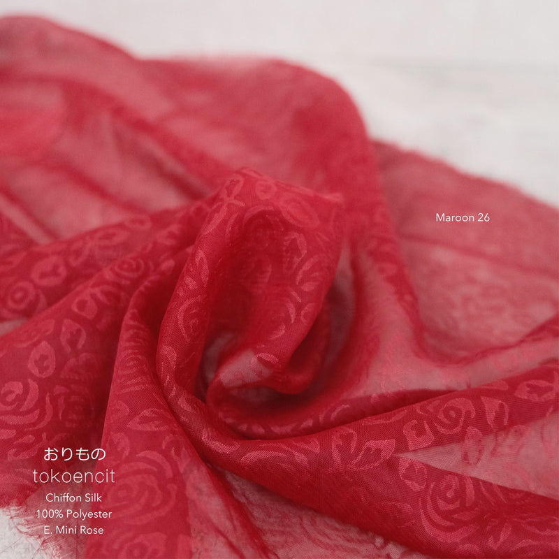Chiffon Silk | E. Mini Rose