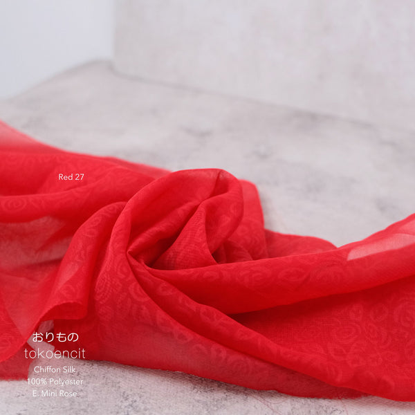 Chiffon Silk | E. Mini Rose