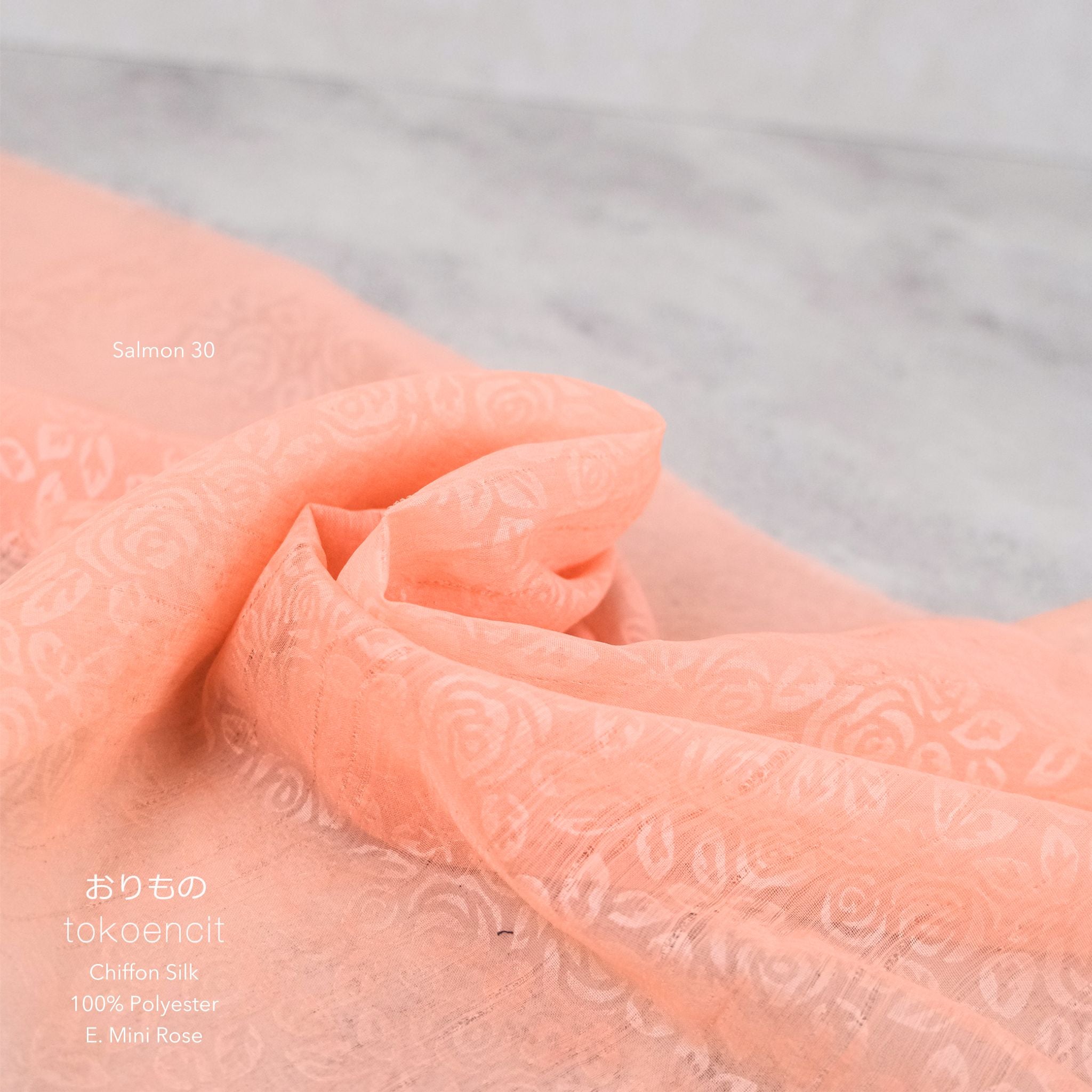 Chiffon Silk | E. Mini Rose