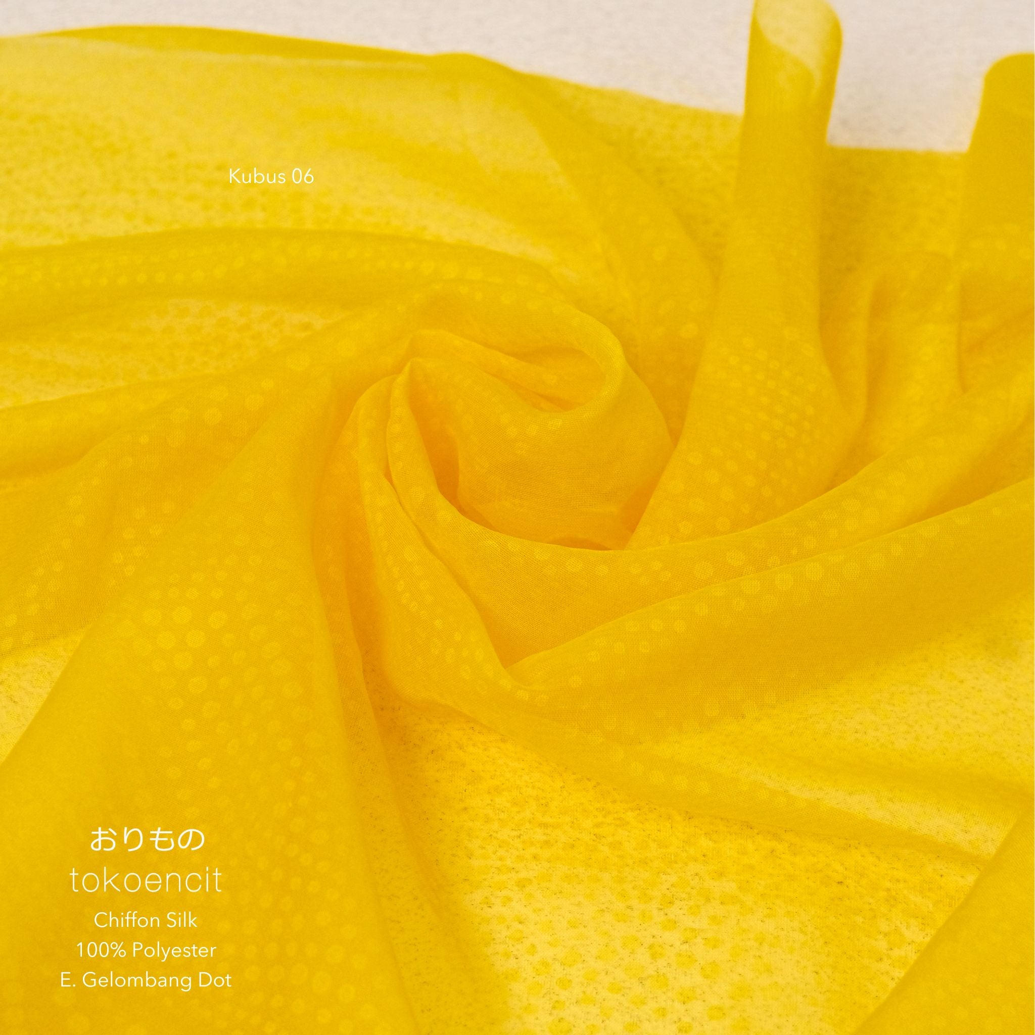 Chiffon Silk | E. Gelombang Dot