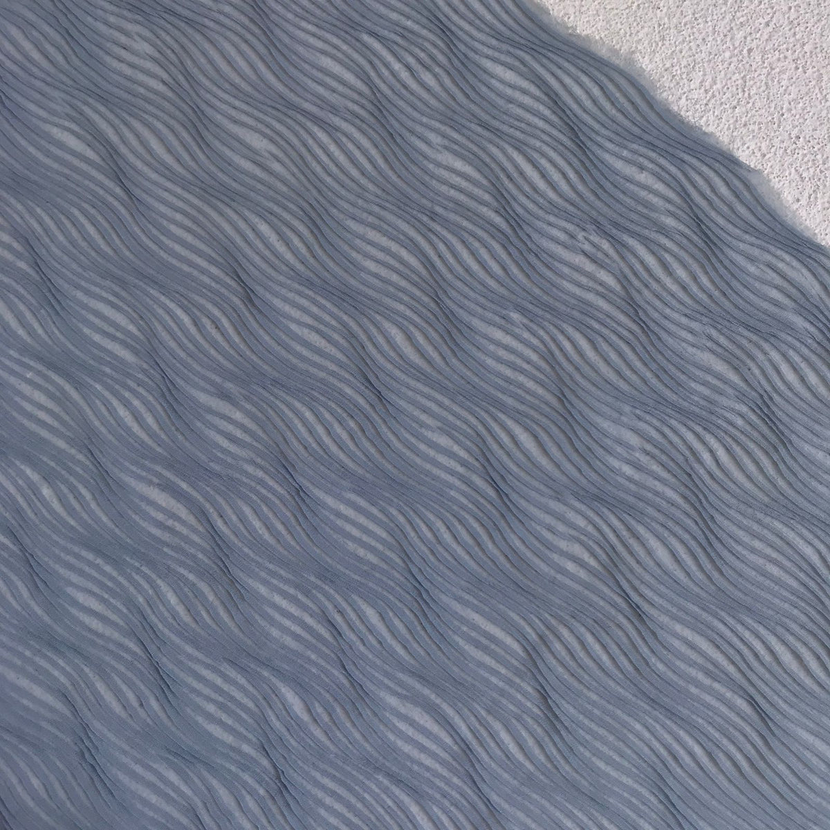 Chiffon Silk | Wave Pleats