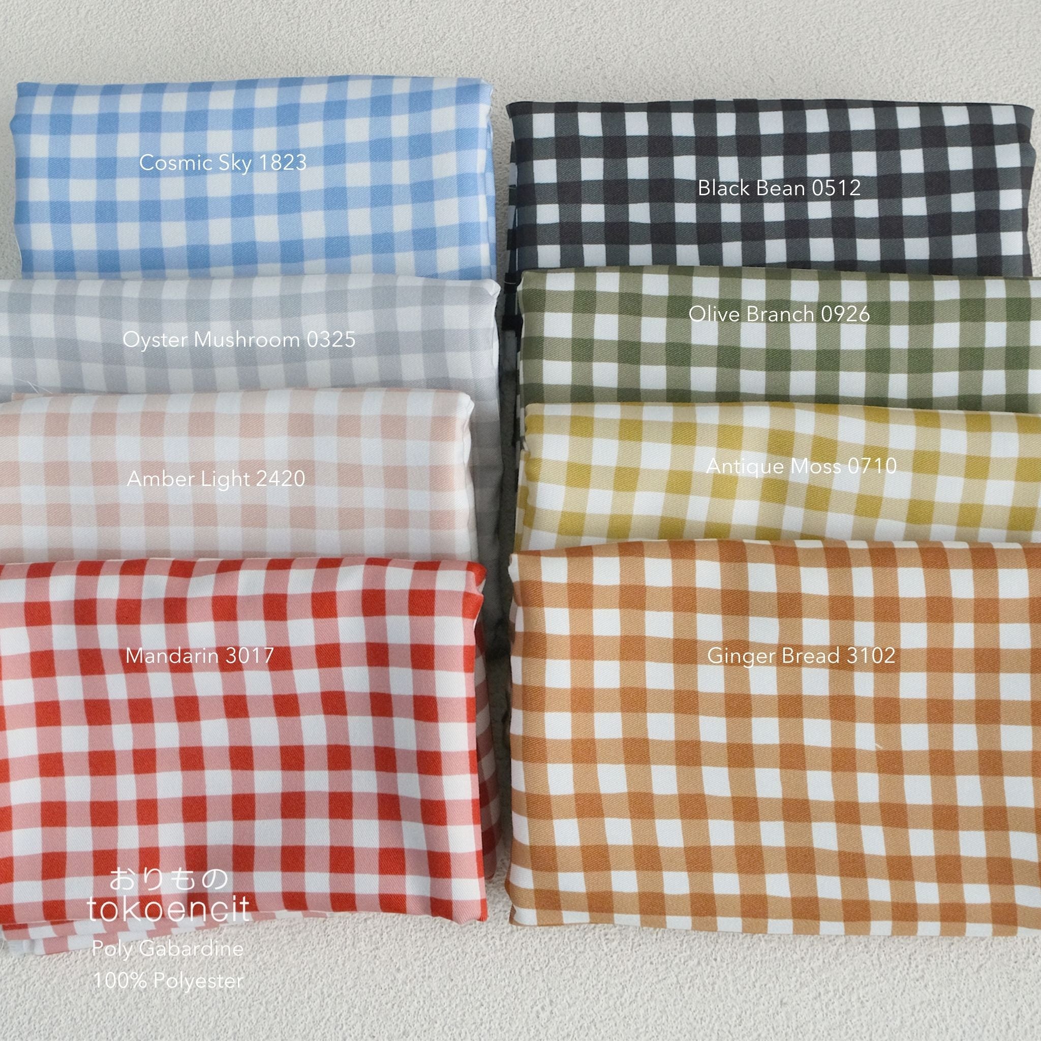 Poly Gabardine Twill | Gingham 24 1CM