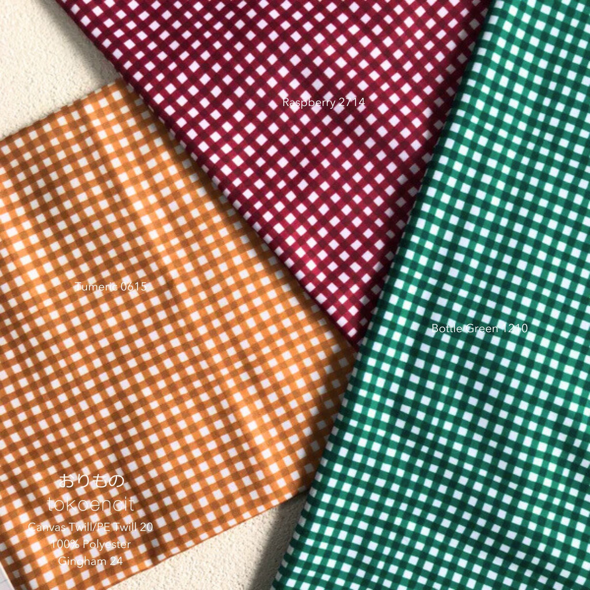 Poly Gabardine Twill | Gingham 24