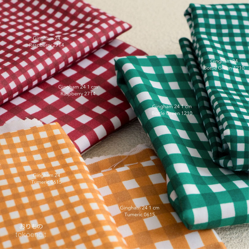 Canvas Twill / PE Twill 20 | Gingham 24