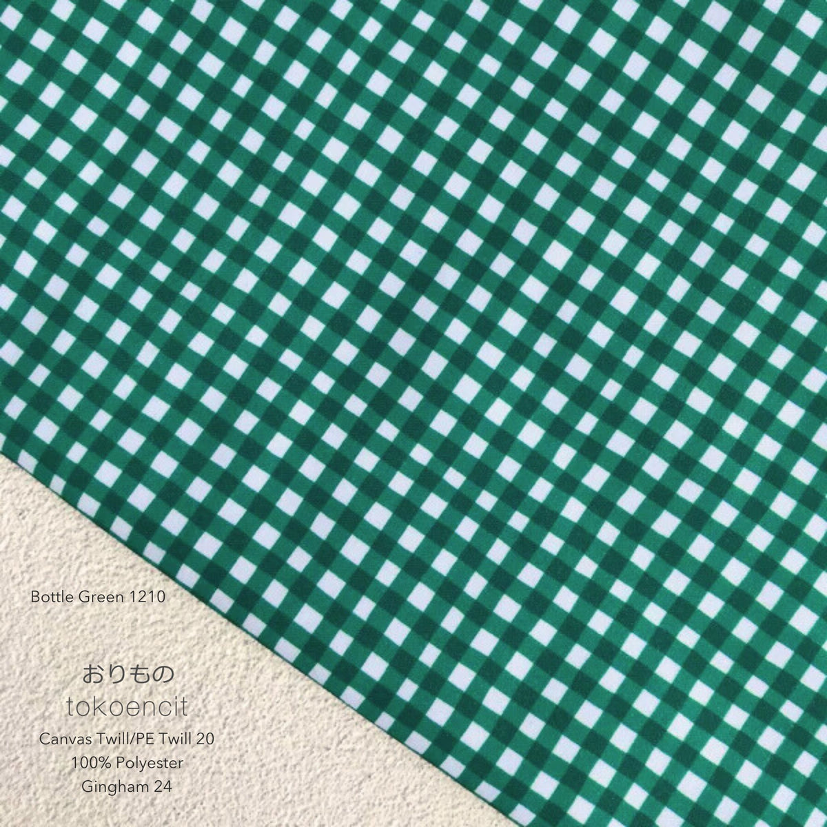 Poly Gabardine Twill | Gingham 24
