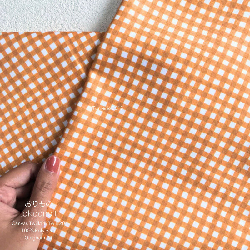 Canvas Twill / PE Twill 20 | Gingham 24