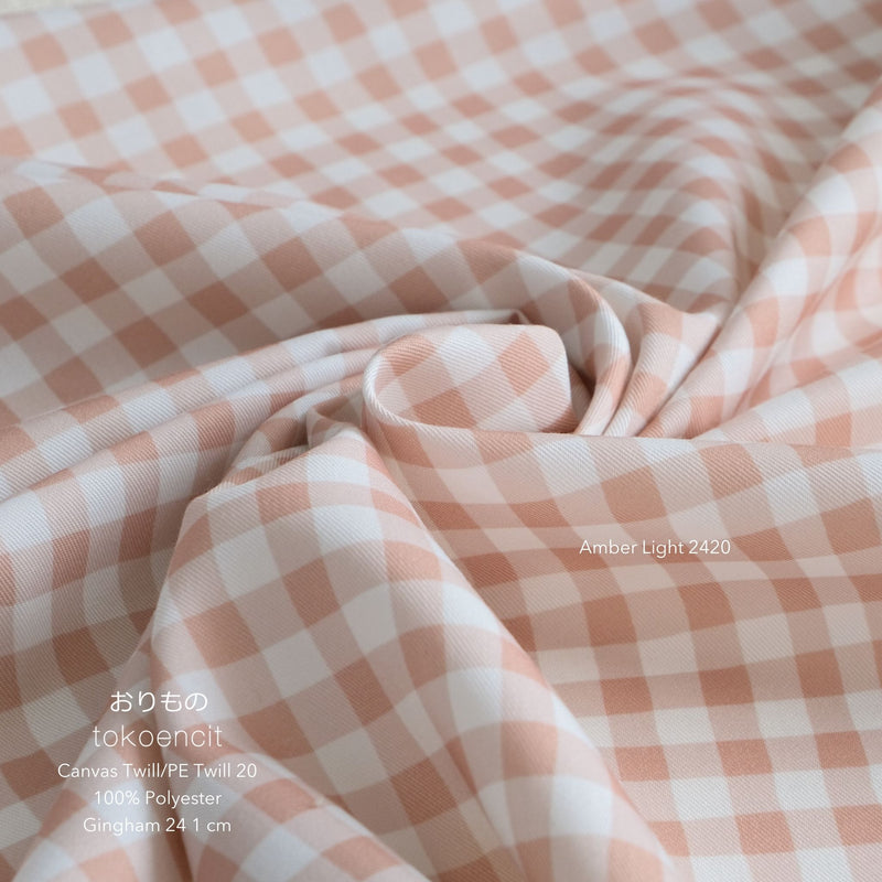 Canvas Twill / PE Twill 20 | Gingham 24 1CM