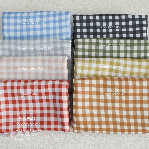 Canvas Twill / PE Twill 20 | Gingham 24 1CM