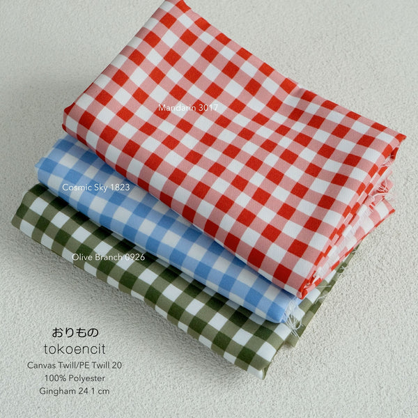Canvas Twill / PE Twill 20 | Gingham 24 1CM
