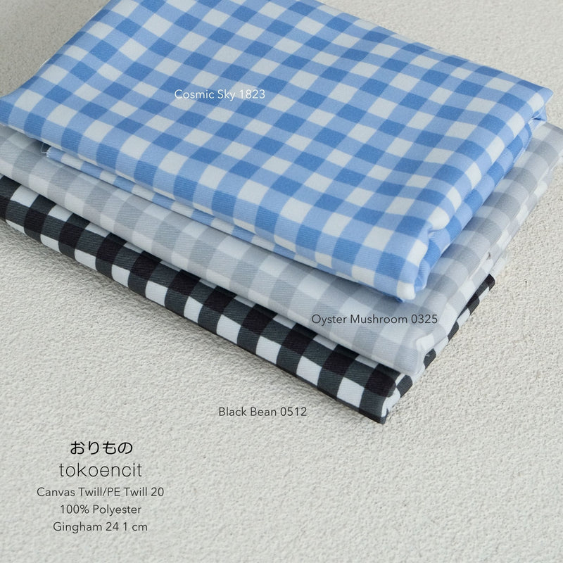 Canvas Twill / PE Twill 20 | Gingham 24 1CM