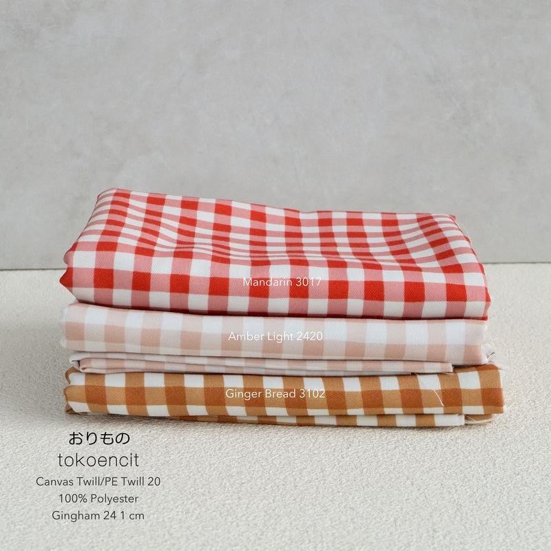 Canvas Twill / PE Twill 20 | Gingham 24 1CM