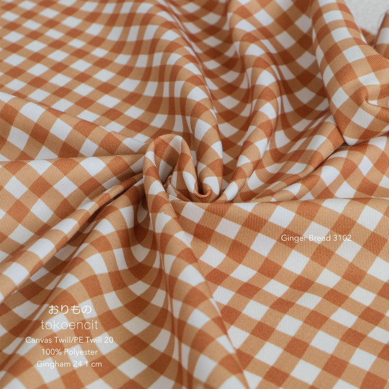 Canvas Twill / PE Twill 20 | Gingham 24 1CM