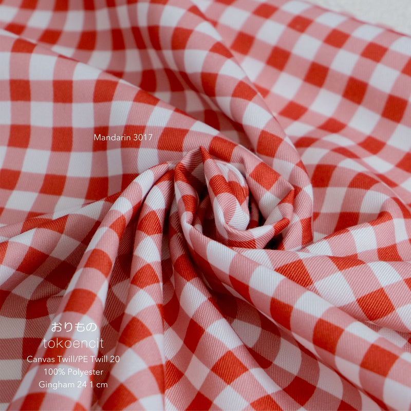 Canvas Twill / PE Twill 20 | Gingham 24 1CM