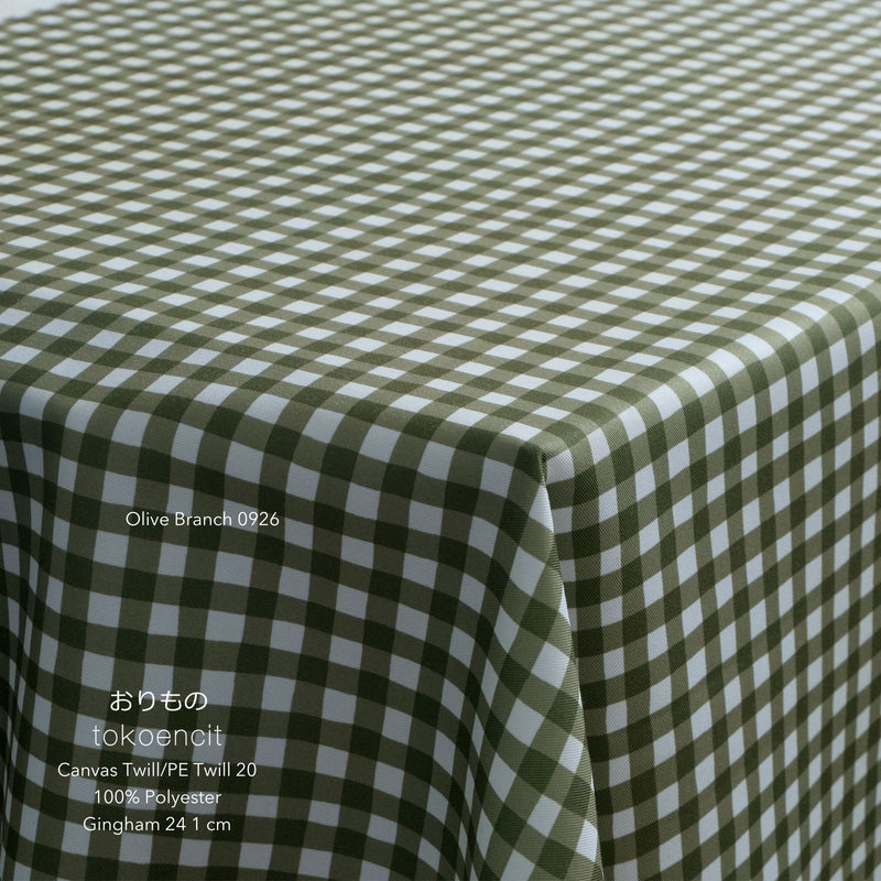 Canvas Twill / PE Twill 20 | Gingham 24 1CM