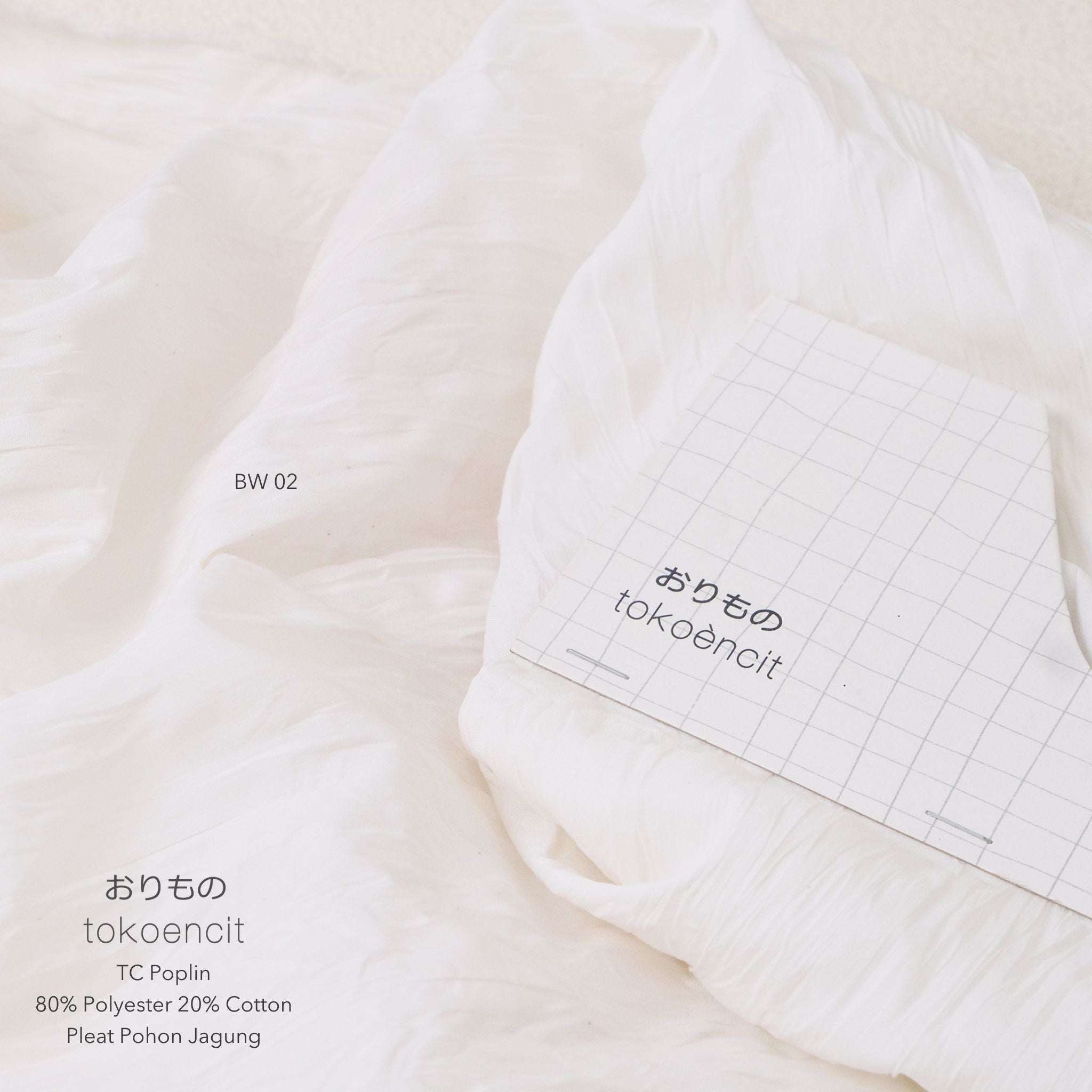 TC Poplin | Pleat Pohon Jagung