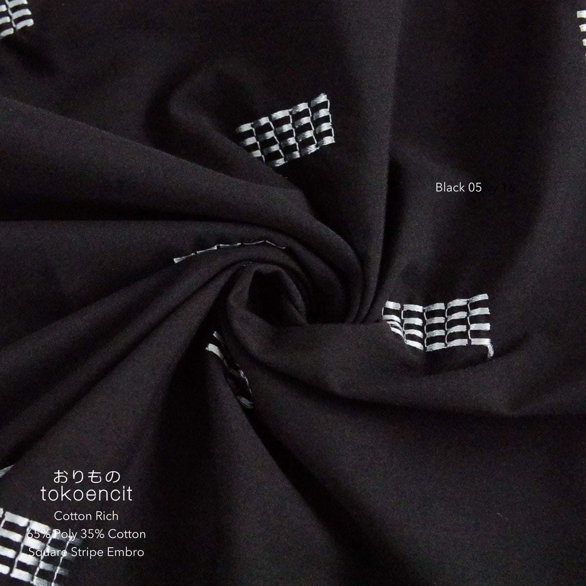 Cotton Rich | Square Stripe Embro