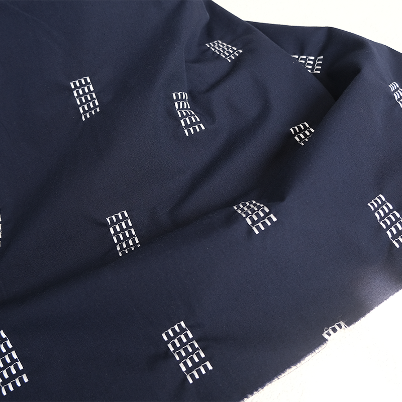 Cotton Rich | Square Stripe Embro