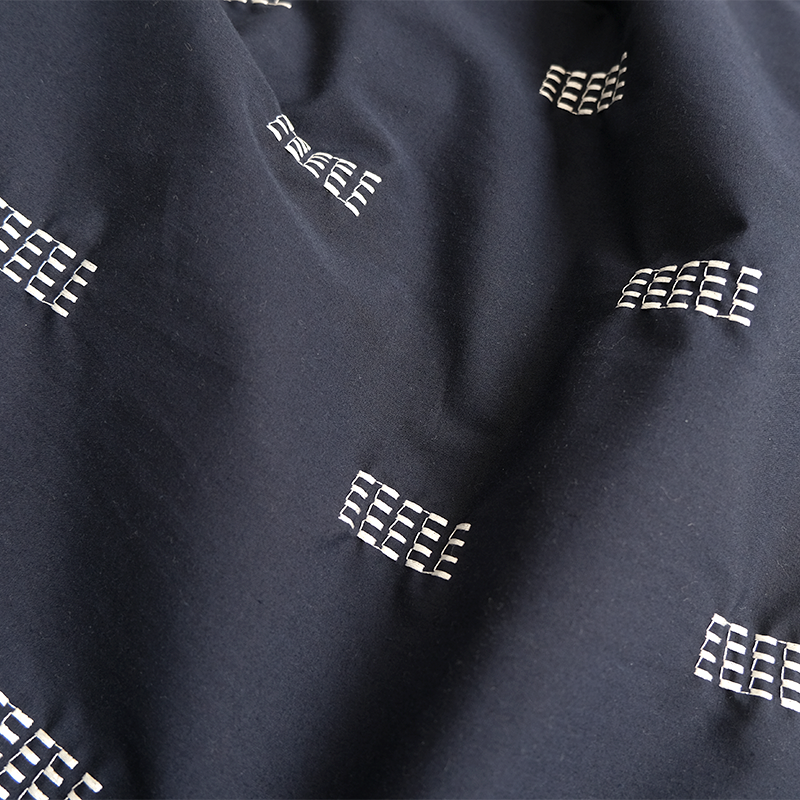 Cotton Rich | Square Stripe Embro