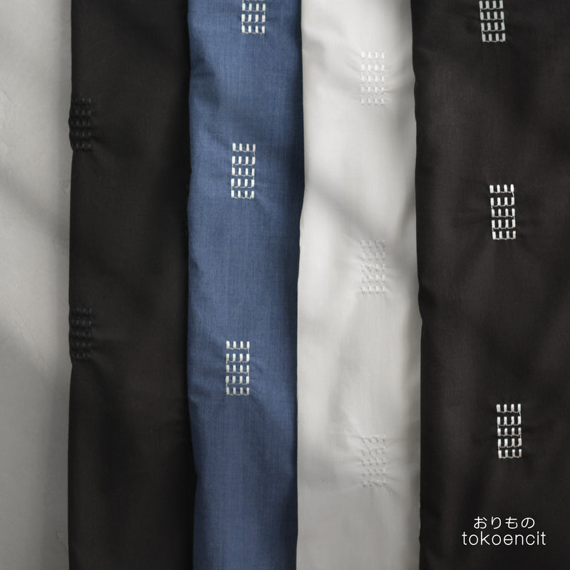 Embro Color Cotton Rich | Square Stripe Embro