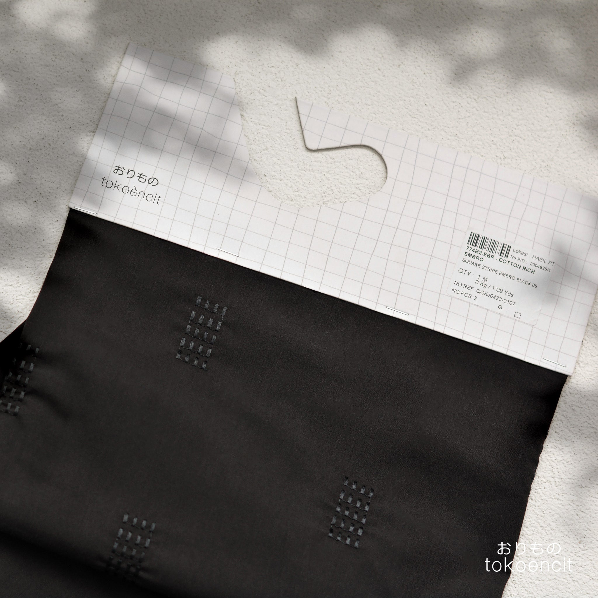 Cotton Rich | Square Stripe Embro