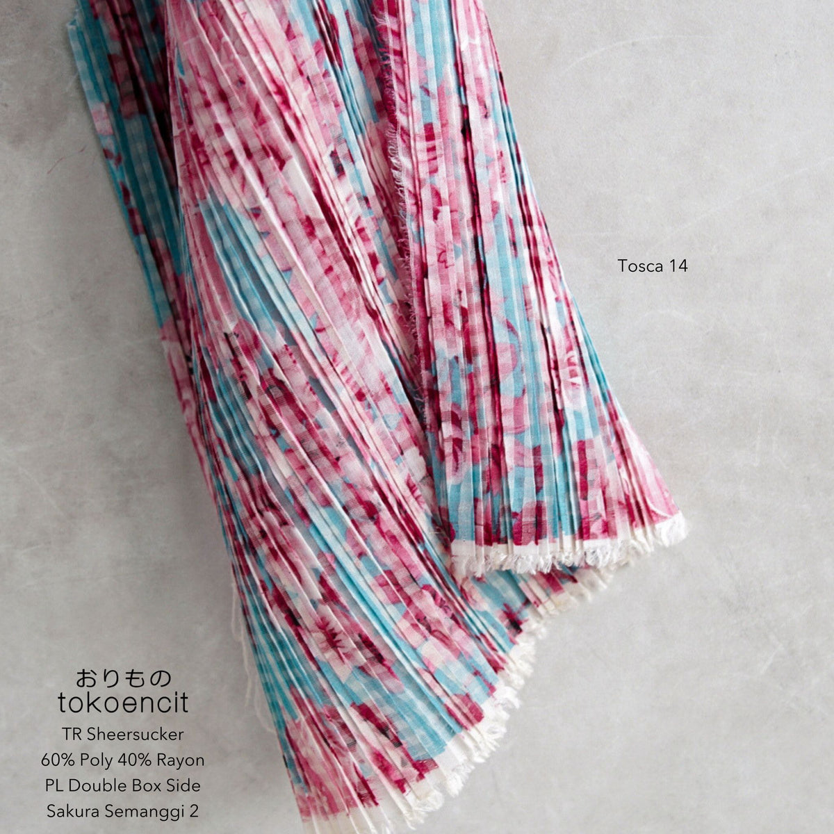 TR Sheersucker | Pleat Double Box Side Sakura Semanggi 2