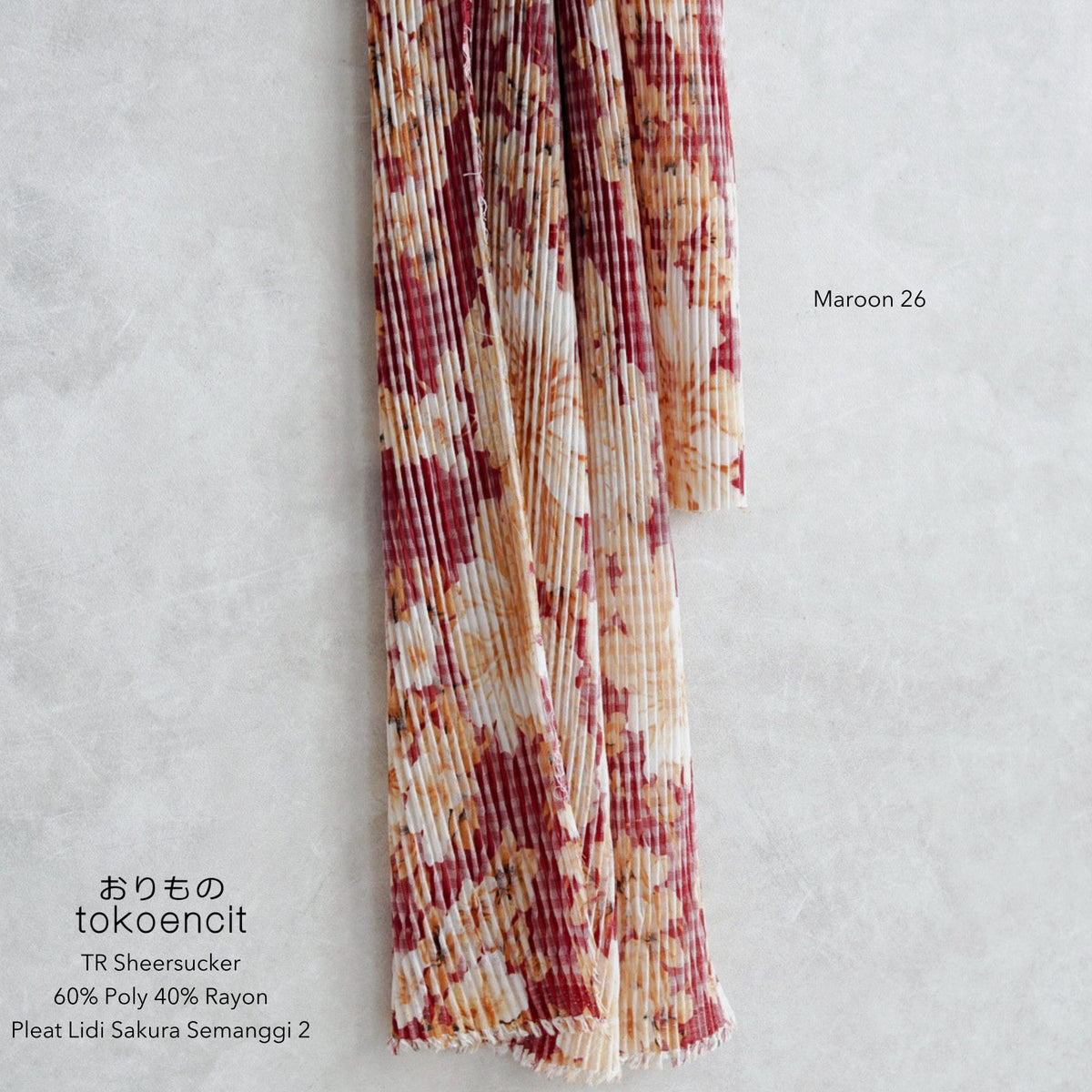 TR Sheersucker | Pleat Lidi Sakura Semanggi 2