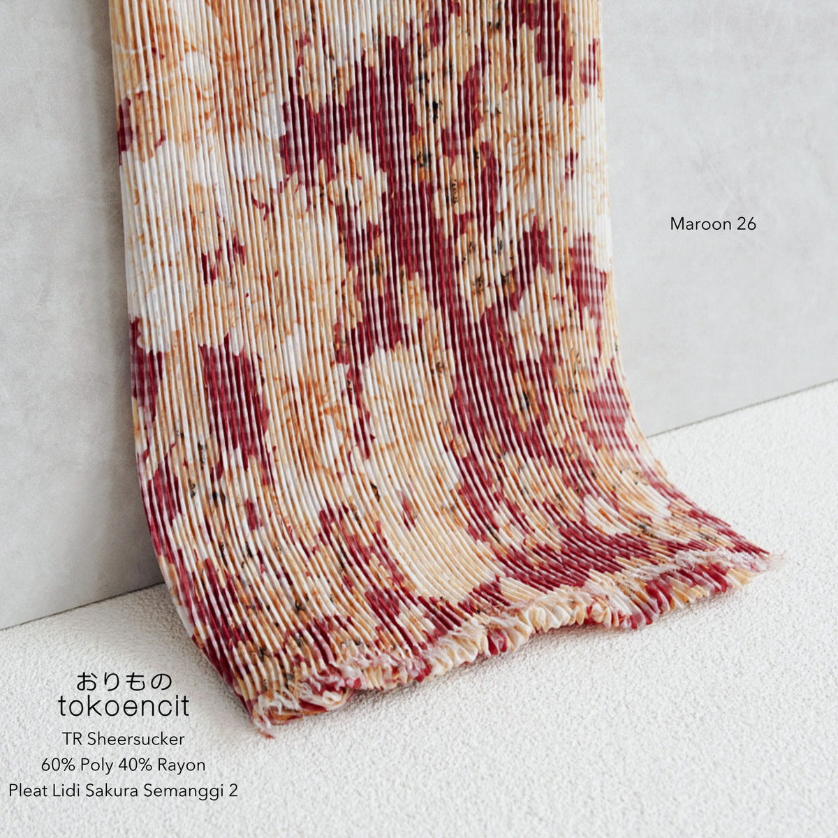 TR Sheersucker | Pleat Lidi Sakura Semanggi 2
