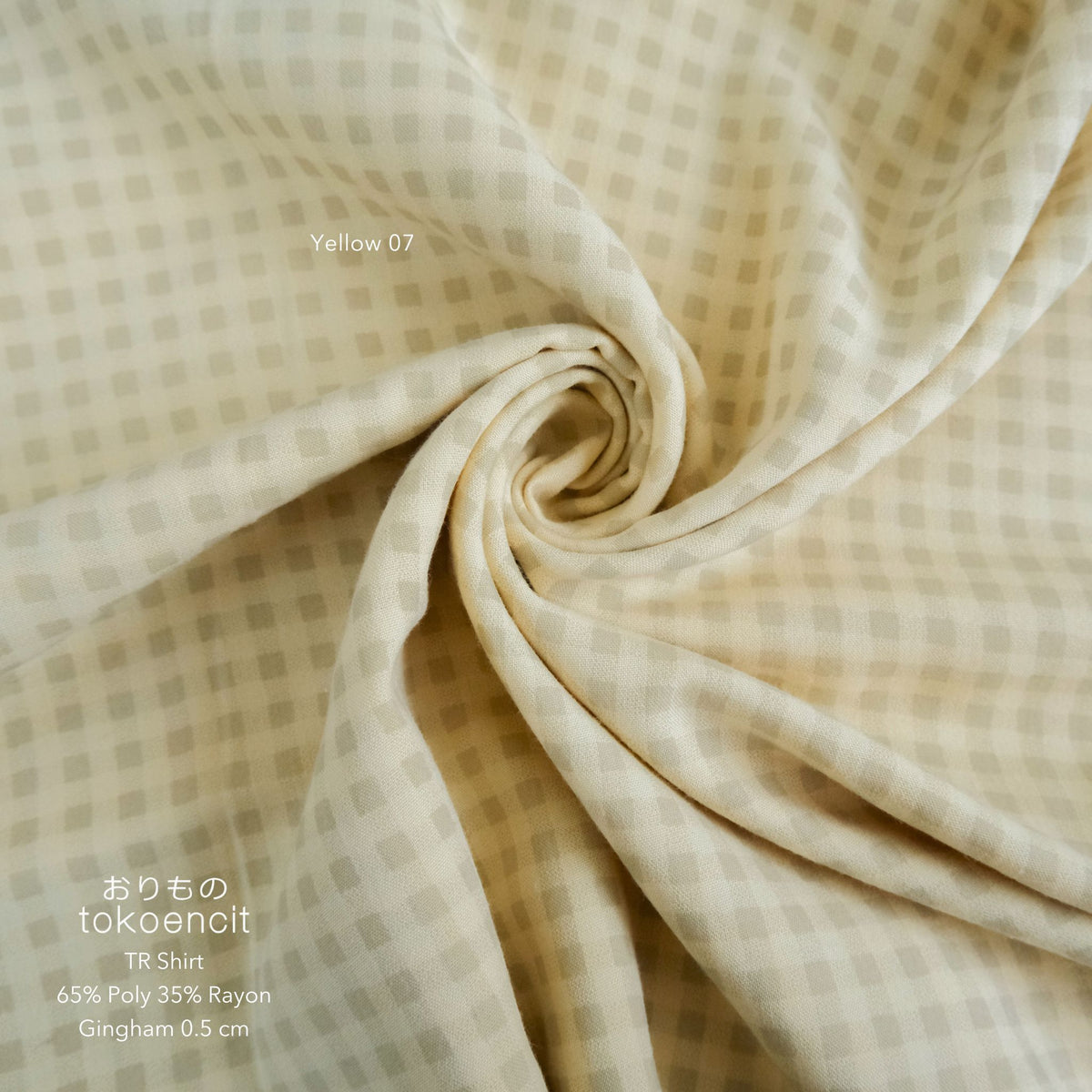 TR Shirt | Gingham 0.5 cm