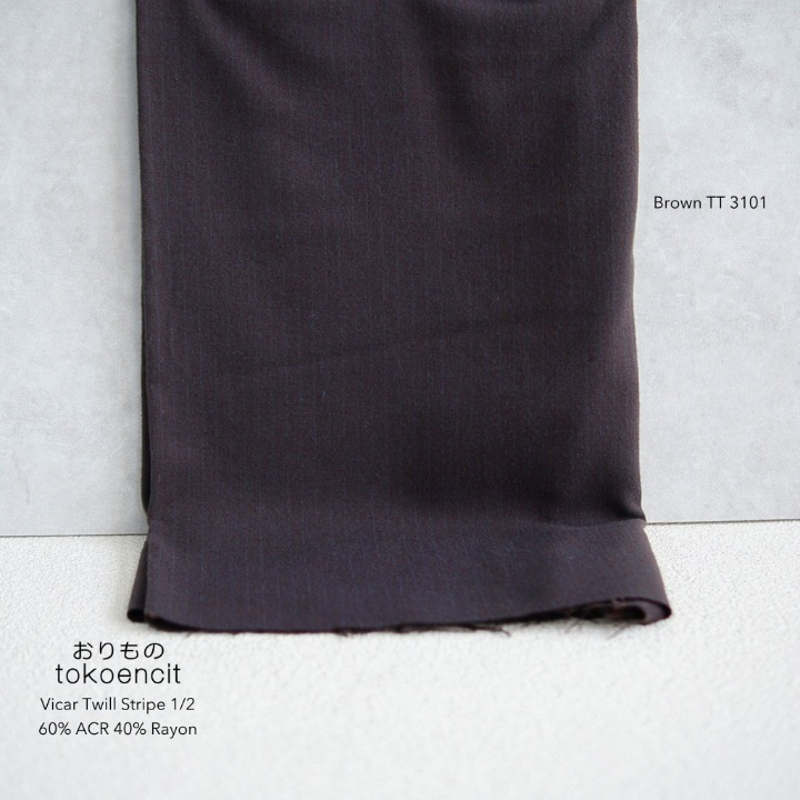 Vicar Twill Stripe 1/2 | Solid