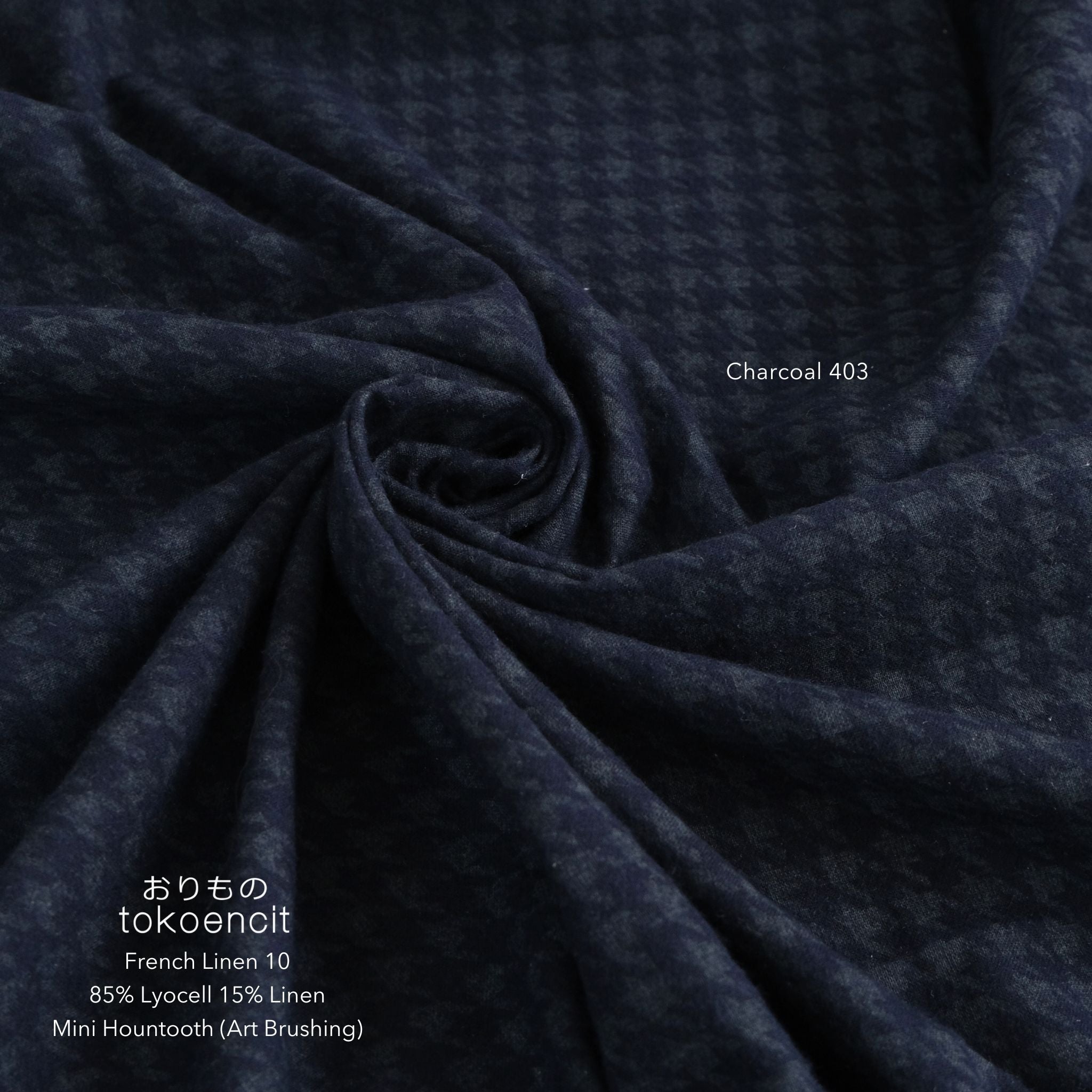 French Linen 10 | Mini Hountooth (Art Brushing)