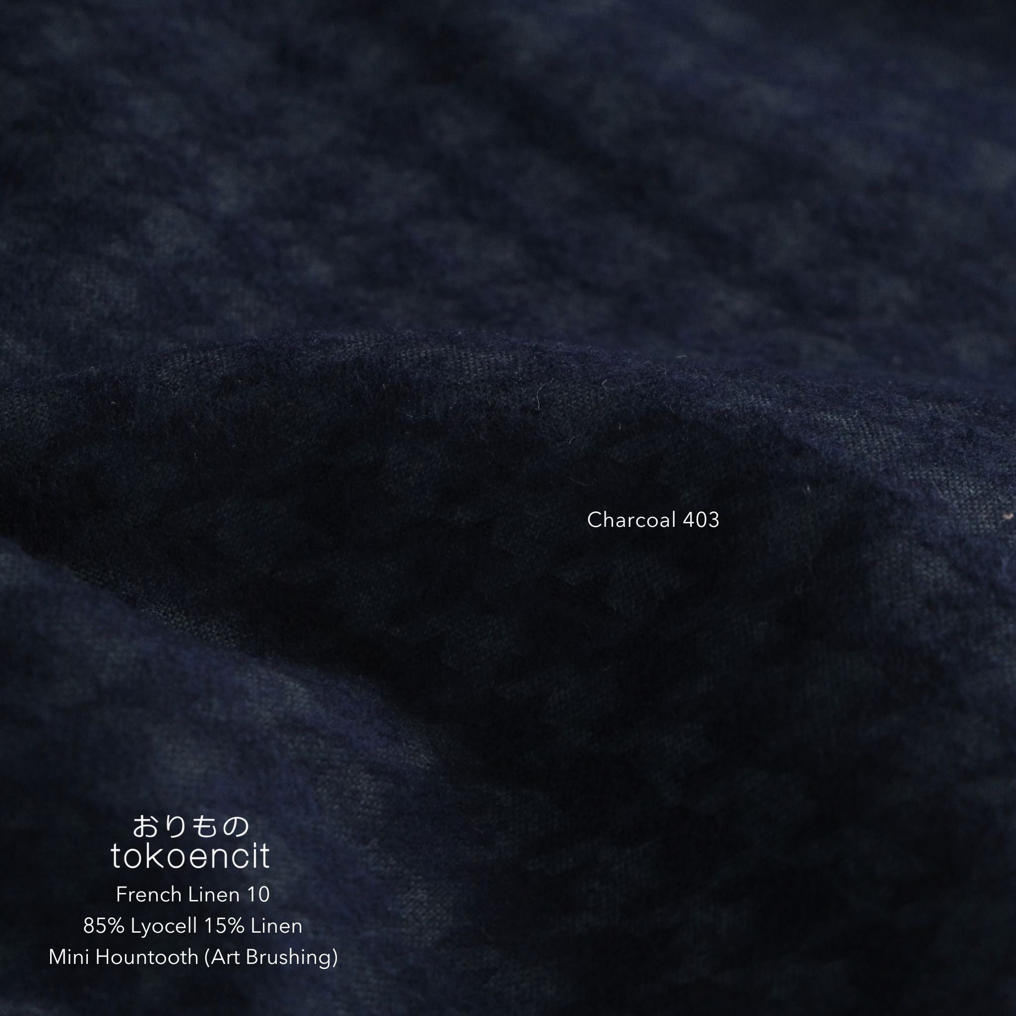 French Linen 10 | Mini Hountooth (Art Brushing)