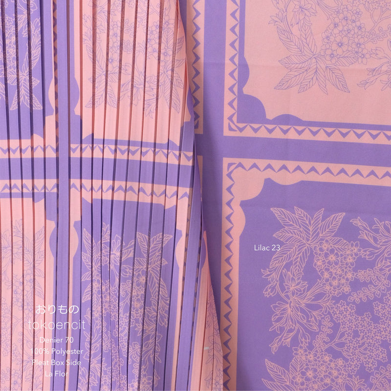 Denier Pleats | Pleat Box Side La Flor