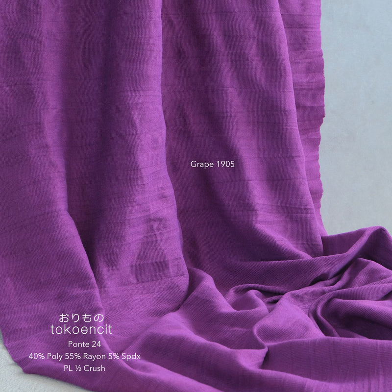 Ponte 24 | Pleat 1/2 Crush