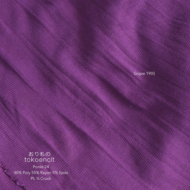 Ponte 24 | Pleat 1/2 Crush