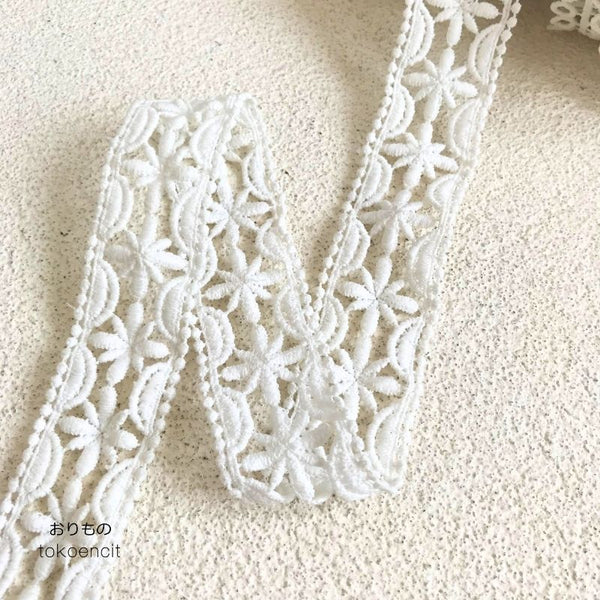 Renda Giper 4-10 cm | Motif H White 3H