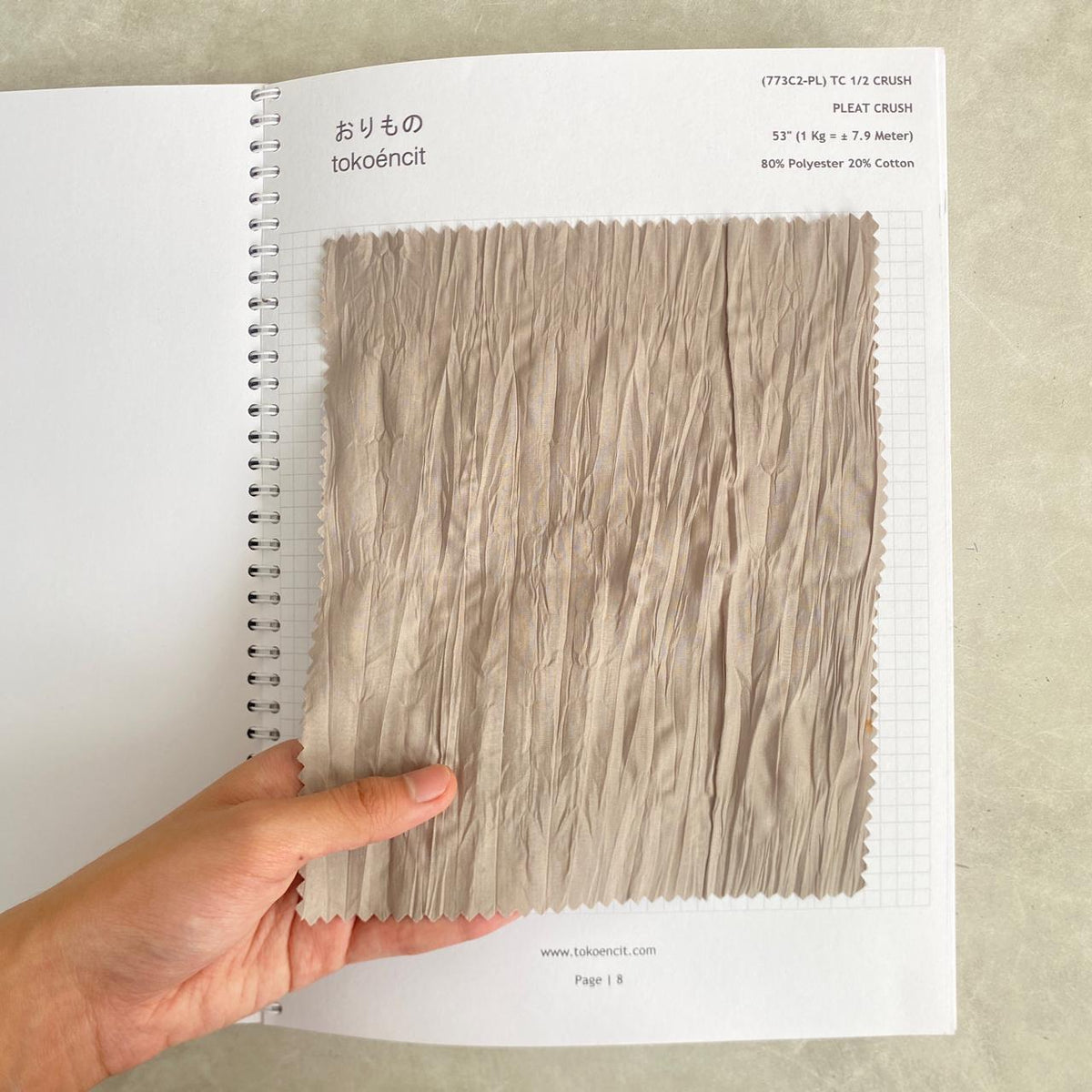 Fabric Catalogue vol 8.2 | Pleats Collection