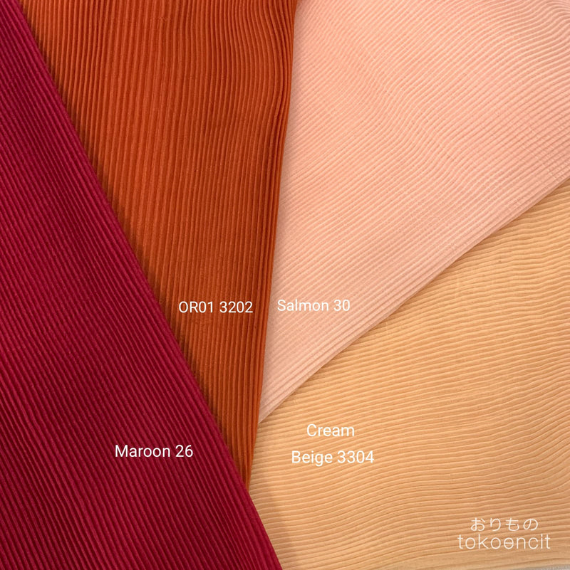 Chiffon Silk  | Pleat Lidi Signature